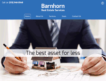 Tablet Screenshot of barnhorn-appraisalservices.com